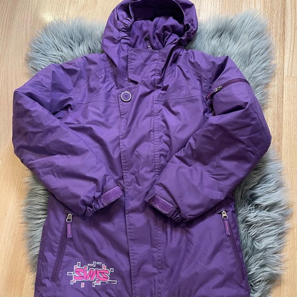 NWOT SIMS Girls Winter Snowboard Jacket, Purple. Size Medium - Picture 3 of 8